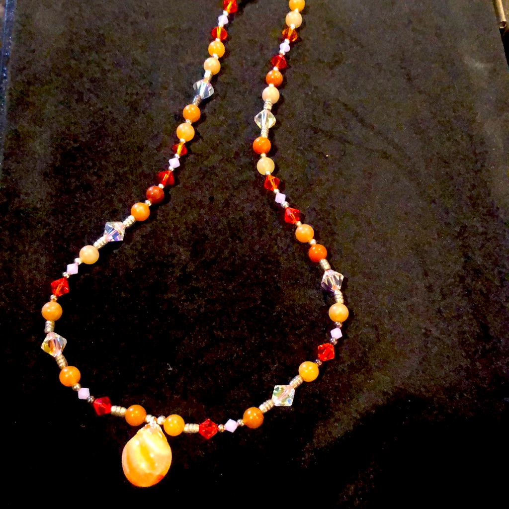18inch Carnelian Pendant Necklace